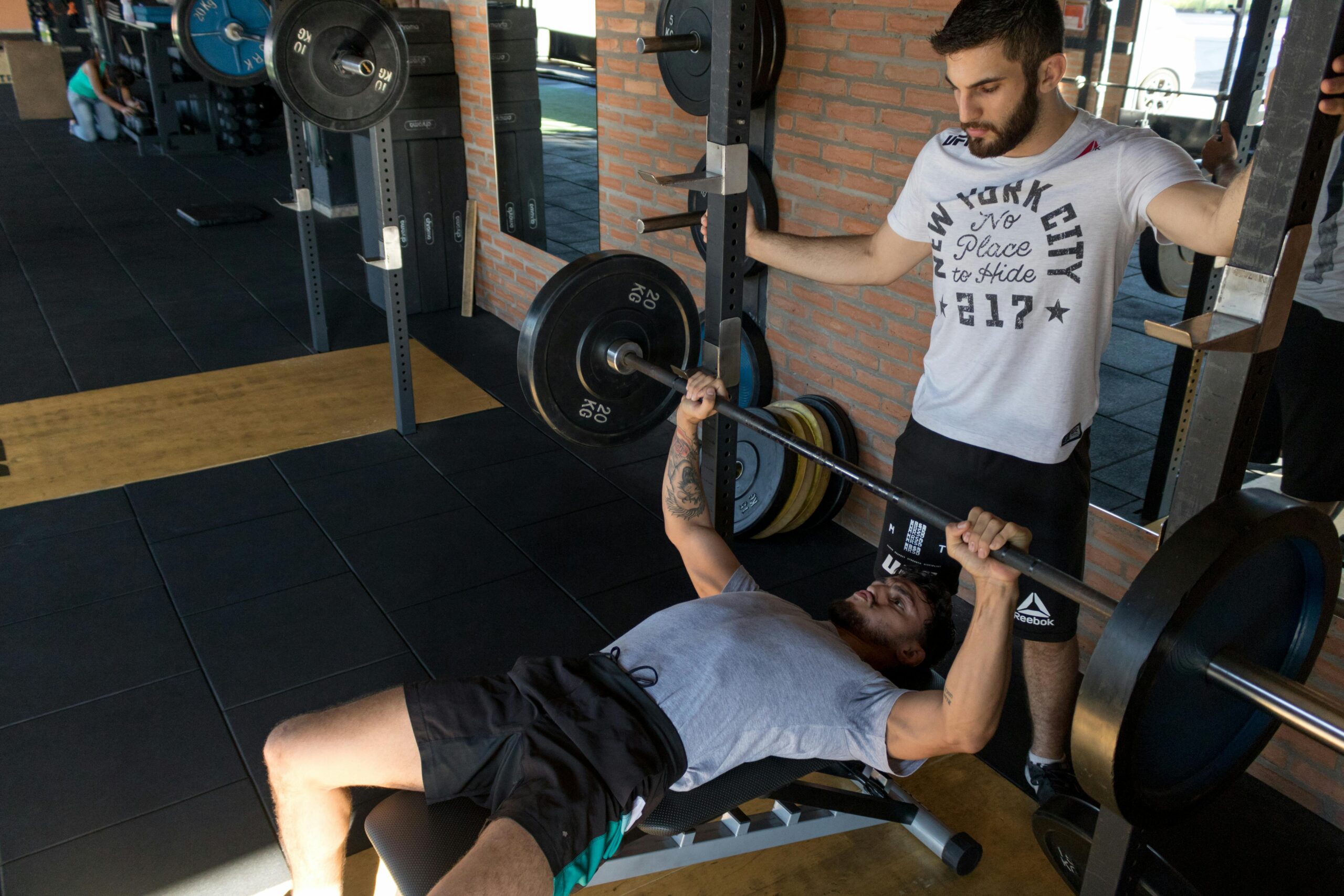 Bench pressing