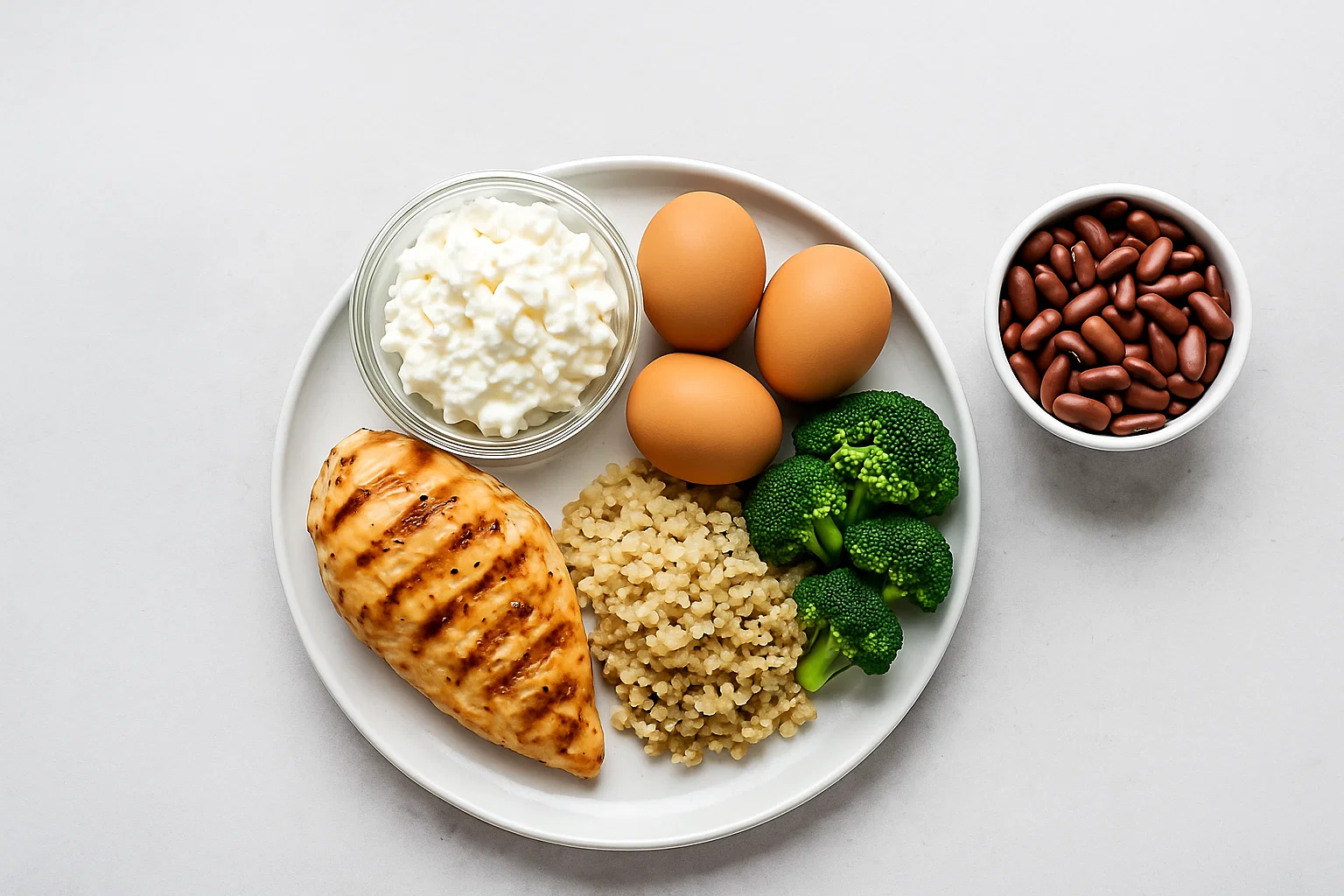 AN EXAMPLE OF A HIGH PROTEIN MEAL