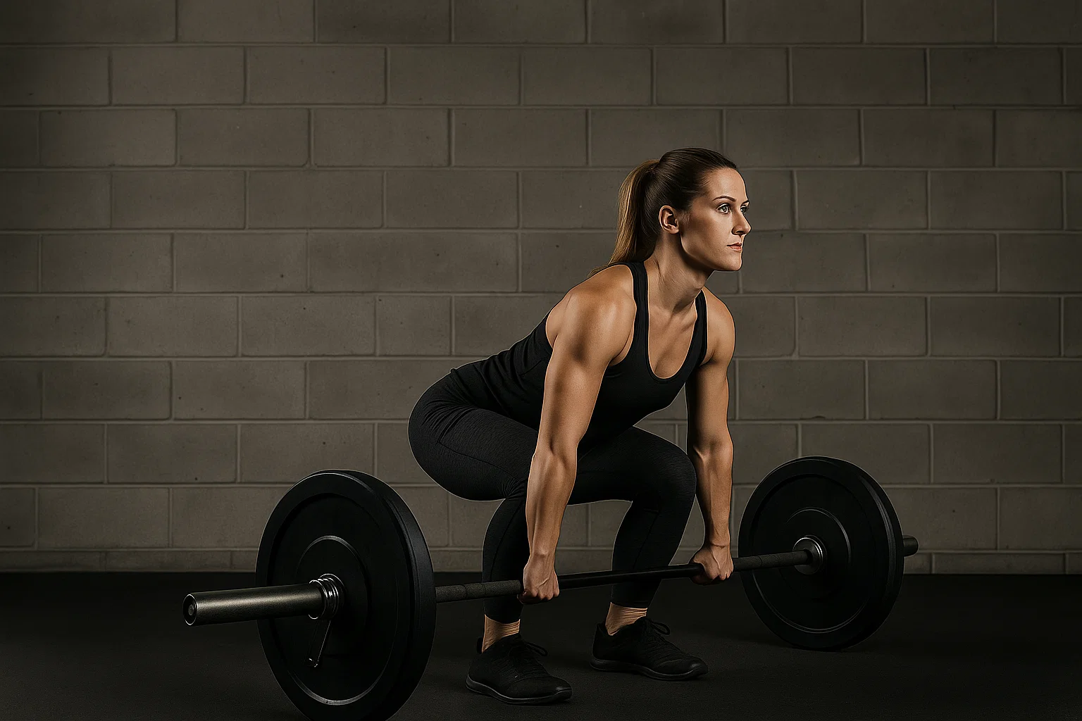 A woman Strength Training for Fat Loss