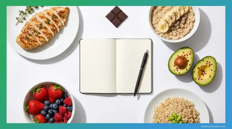 What is flexible dieting — colorful balanced meal spread showing macros protein carbs and healthy fats