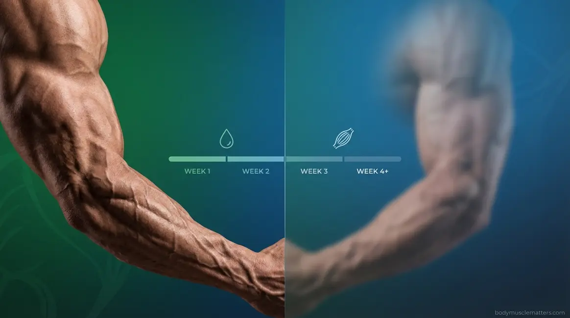 How quickly do you lose muscle illustrated week-by-week detraining timeline from week one to month two