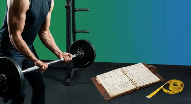Signs your muscles are growing shown through strength training progress and measurement tracking